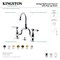 Kingston Brass Bridge Bathroom Faucet with Brass PopUp, Antique Brass KS7993BAL - alternate 3